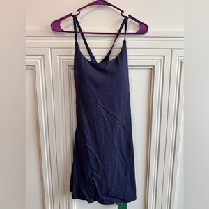 HALARA Deep Blue Easy Peasy dress with built in bra and shorts.